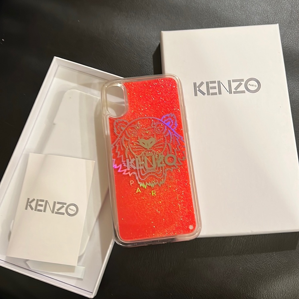 Red kenzo iPhone X/XS case